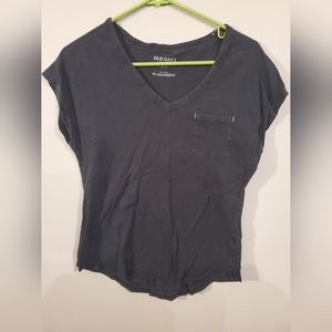 Old navy pocket tee, black, small